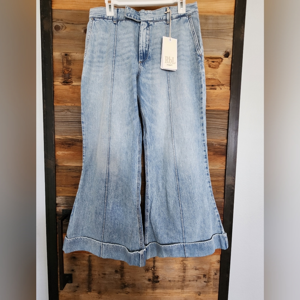 NWT RBL PUPPET THE AVERY WIDE LEG TROUSER SIZE 30 - Picture 5 of 7